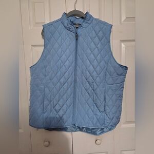 Style & Co. Women's Light Blue Puffer Vest Size XXL
